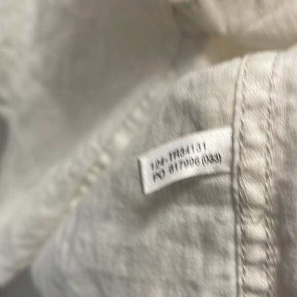 Tommy Bahama - Baggy 100% Linen Button Down Shirt - Cream Neutral - M - Picture 4 of 10